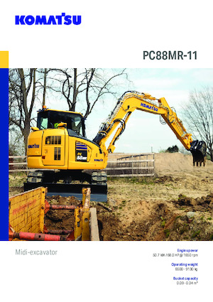 Escavatori cingolati Komatsu PC88MR-11 