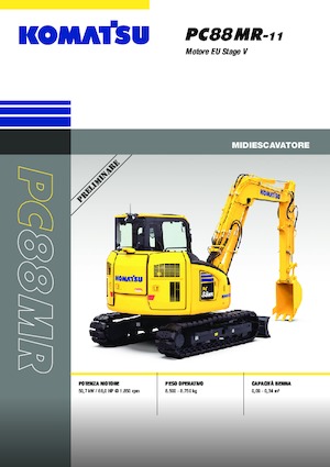 Escavatori cingolati Komatsu PC88MR-11E0