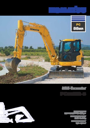 Escavatori cingolati Komatsu PC88MR-8