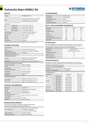 Escavatori cingolati Hyundai R 480 LC-9 A