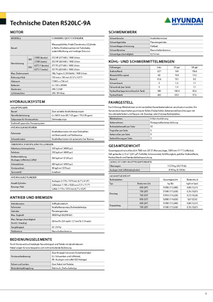 Escavatori cingolati Hyundai R 520 LC-9 A