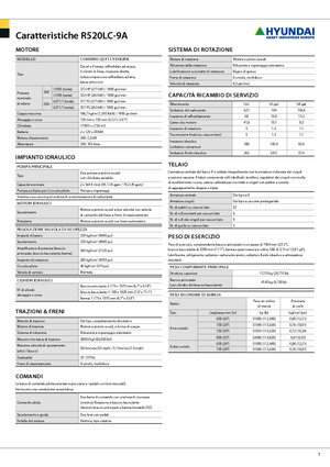 Escavatori cingolati Hyundai R 520 LC-9 A