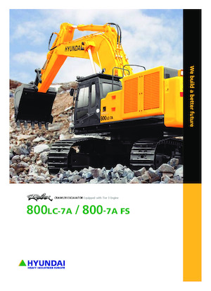 Escavatori cingolati Hyundai R 800-7A FS