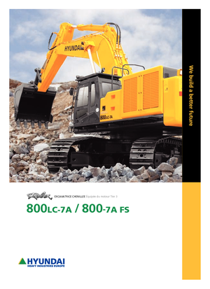 Escavatori cingolati Hyundai R 800 LC 7A
