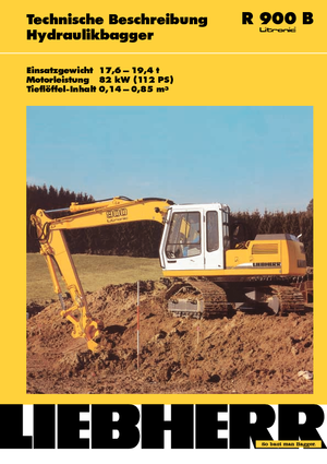 Escavatori cingolati Liebherr R 900 B Litronic