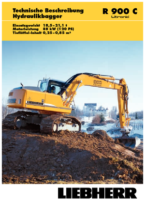 Escavatori cingolati Liebherr R 900 C Litronic
