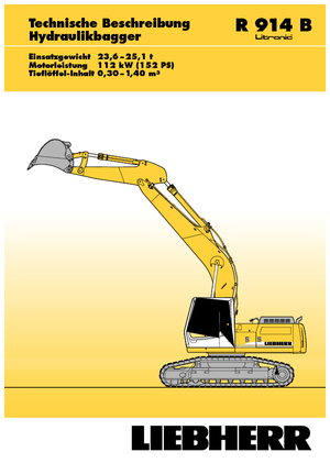 Escavatori cingolati Liebherr R 914 B Litronic HDSL