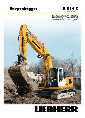 Escavatori cingolati Liebherr R 914 C Litronic HDSL