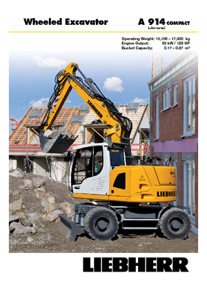 Escavatori cingolati Liebherr R 914 Compact Litronic