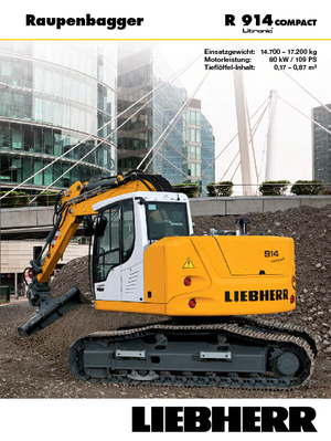Escavatori cingolati Liebherr R 914 Compact Litronic