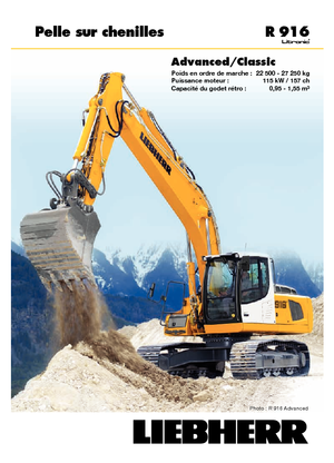 Escavatori cingolati Liebherr R 916 Advanced