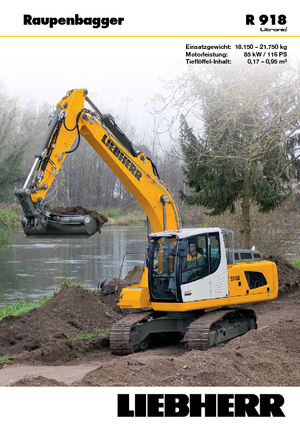 Escavatori cingolati Liebherr R 918