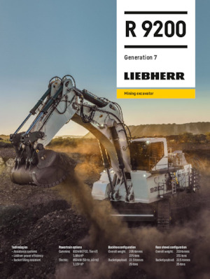 Escavatori cingolati Liebherr R 9200 G7