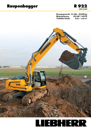 Escavatori cingolati Liebherr R 922