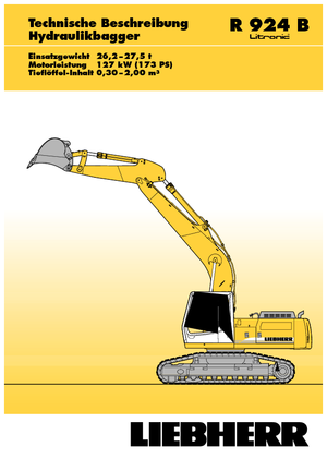 Escavatori cingolati Liebherr R 924 B Litronic HDSL