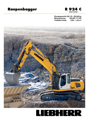 Escavatori cingolati Liebherr R 924 C Litronic HDSL