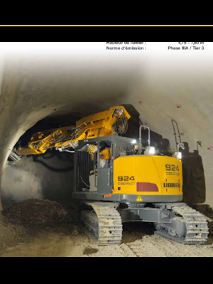 Escavatori cingolati Liebherr R 924 Compact Tunnel Litronic