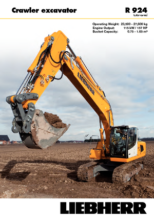 Escavatori cingolati Liebherr R 924