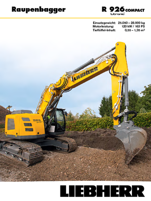 Escavatori cingolati Liebherr R 926