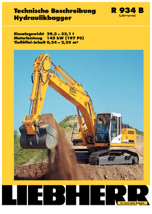 Escavatori cingolati Liebherr R 934 B Litronic HDS