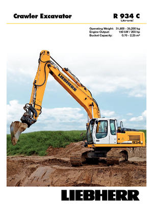 Escavatori cingolati Liebherr R 934 C Litronic