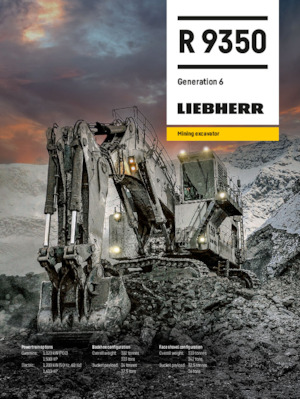 Escavatori cingolati Liebherr R 9350 G6