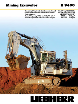 Escavatori cingolati Liebherr R 9400 