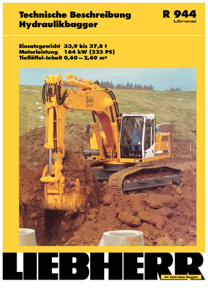 Escavatori cingolati Liebherr R 944 Litronic HD-SL