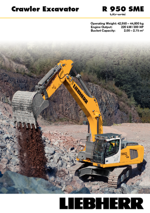 Escavatori cingolati Liebherr R 950 SME