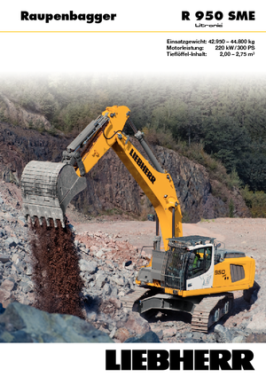 Escavatori cingolati Liebherr R 950 SME