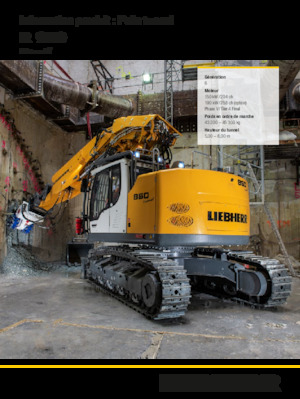 Escavatori cingolati Liebherr R 950 Tunnel Litronic 