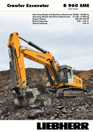 Escavatori cingolati Liebherr R 960 SME
