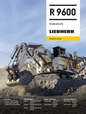 Escavatori cingolati Liebherr R 9600