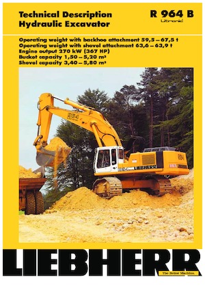 Escavatori cingolati Liebherr R 964 B Litronic HD