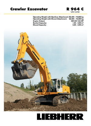 Escavatori cingolati Liebherr R 964 C Litronic