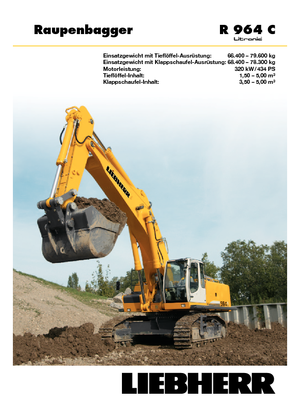 Escavatori cingolati Liebherr R 964 C Litronic
