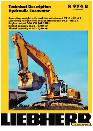 Escavatori cingolati Liebherr R 974 B Litronic HD