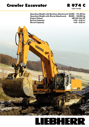 Escavatori cingolati Liebherr R 974 C Litronic