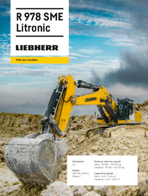 Escavatori cingolati Liebherr R 978 SME Litronic 