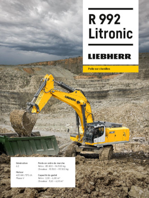 Escavatori cingolati Liebherr R 992 Litronic 