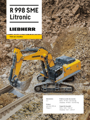 Escavatori cingolati Liebherr R 998 SME Litronic 