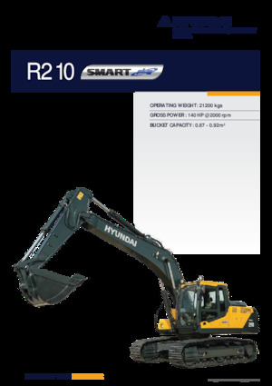 Escavatori cingolati Hyundai R210 SMART PLUS