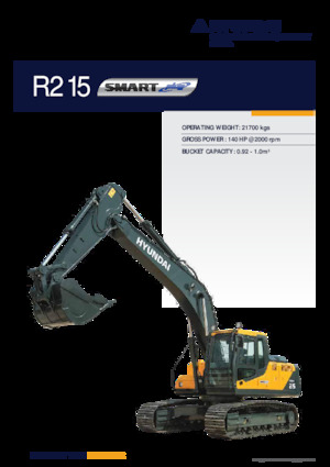 Escavatori cingolati Hyundai R215 SMART PLUS