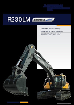 Escavatori cingolati Hyundai R230LM SMART PLUS