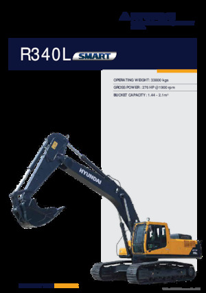 Escavatori cingolati Hyundai R340L SMART