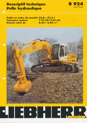 Escavatori cingolati Liebherr R 924 