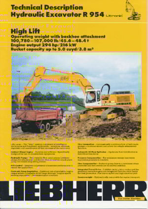 Escavatori cingolati Liebherr R 954B 