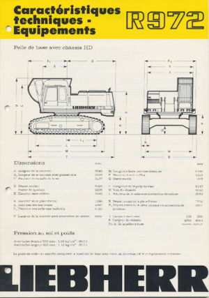 Escavatori cingolati Liebherr R 972 