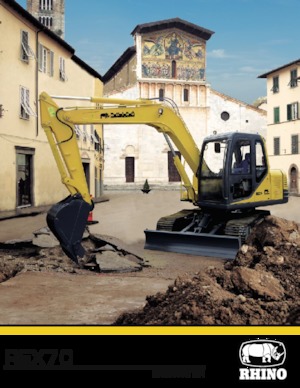 Escavatori cingolati RHINO REX70