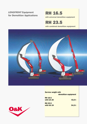 Escavatori cingolati O&K RH 16.5